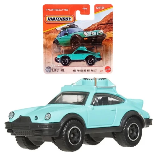 Matchbox Samochodzik Autko Metalowe Resorak Auto Kolekcjonerskie 1:64 1985 Porsche 911 Rally