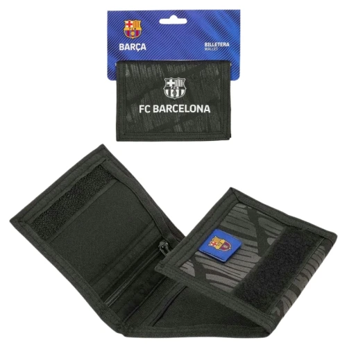 Safta Portfel Na Rzep Dla Dzieci FC Barcelona FCB Czarny