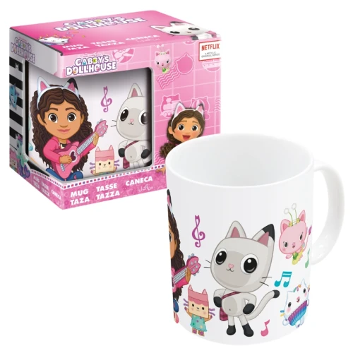 Stor Kubek Ceramiczny Koci Domek Gabi Dla Dzieci W Opakowaniu 325ml