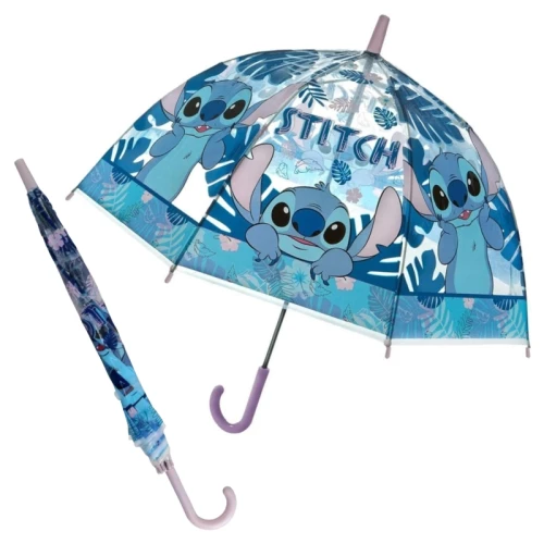 Parasolka Dziecięca Disney Stitch Parasol Niebieski Dla Dzieci 3+