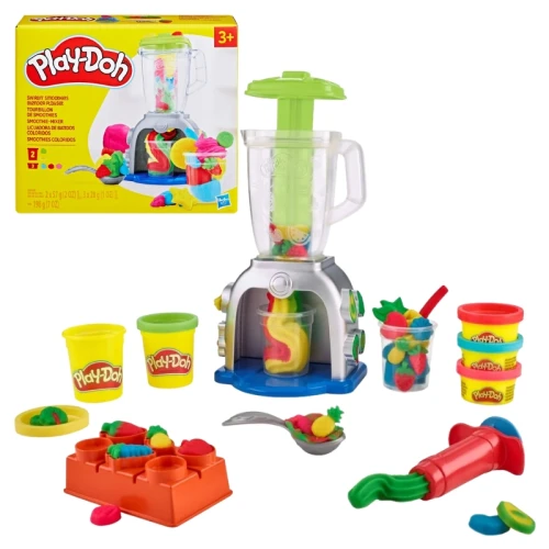 Play-Doh Ciastolina Blender do Smoothie Zestaw Ciastoliny Akcesoria Kuchnia Kuchcik