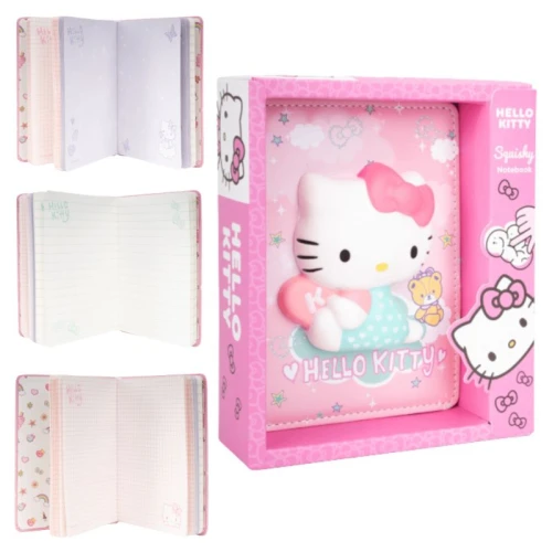 Coolpack Notes Pamiętnik Zeszyt B6 100 K Squishy 3D  Hello Kitty różowy