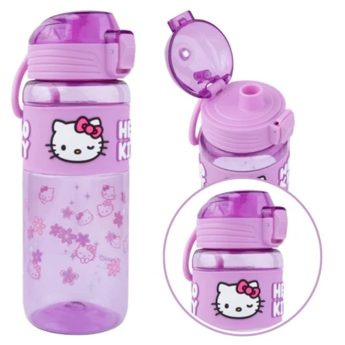 Coolpack Hello Kitty różowy Bidon 750 ml Butelka na wodę z dzióbkiem