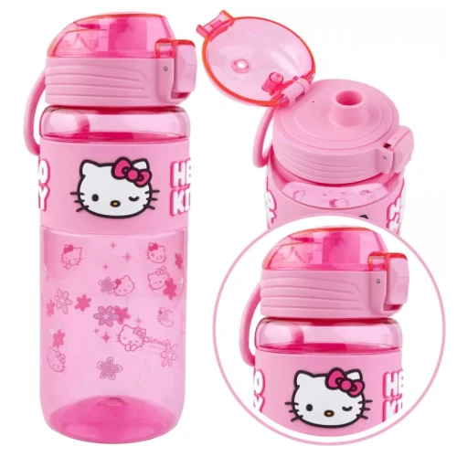 Coolpack Hello Kitty różowy Bidon 750 ml Butelka na wodę z dzióbkiem
