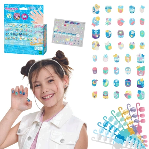 Aquabeads Zestaw Uzupełniający Do Manicure Dla Dzieci - Jednorożce i Gwiazdki