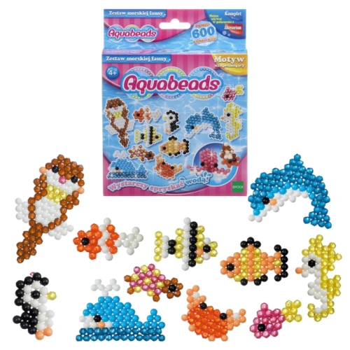Aquabeads Koraliki Wodne DIY Dla Dzieci - Zwierzęta Morskie