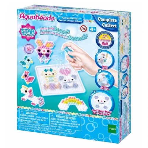 Aquabeads Zestaw Kreatywny Koraliki Wodne DIY Easy Pastel Pack 4+