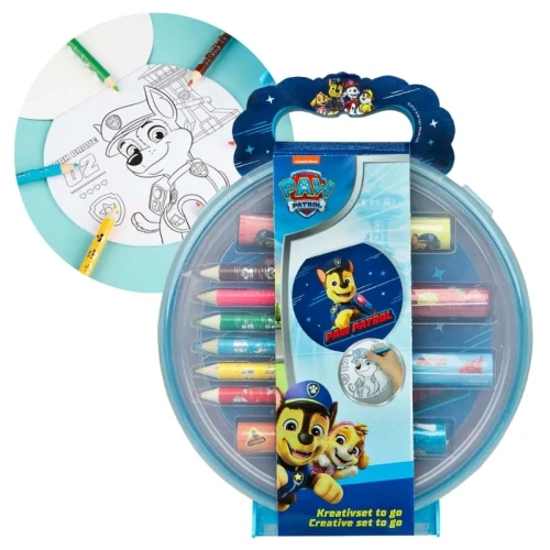 Zestaw Kreatywny Kolorowanki Naklejki Kredki Psi Patrol Paw Patrol +3