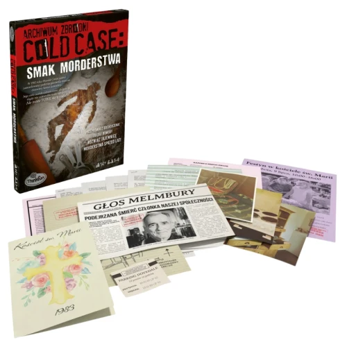 Ravensuburger Thinkfun Archiwum Zbrodni Cold Case Smak Morderstwa Gra Planszowa Detektywistyczne 14+