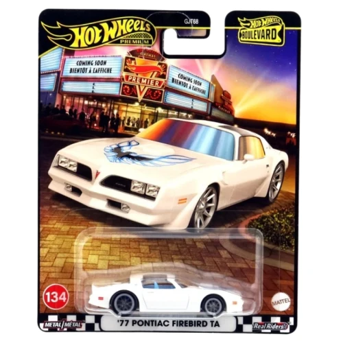 Hot Wheels Premium Boulevard Autko Samochodzik Kolekcjonerski '77 Pontiac Firebird TA JBL28