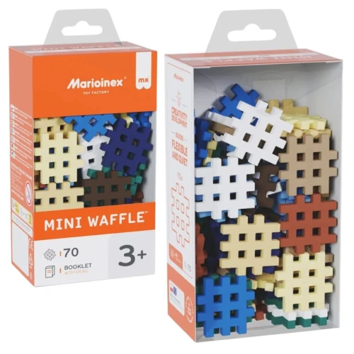 Marioinex Mini Waffle Klocki Konstrukcyjne Małe Edukacyjne Kreatywne Kolory Lasu 70 Sztuk