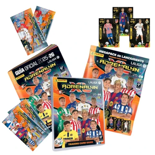 Panini Adrenalyn XL La Liga 2026 Megazestaw Startowy + Saszetki Z Kartami Karty Kolekcjonerskie
