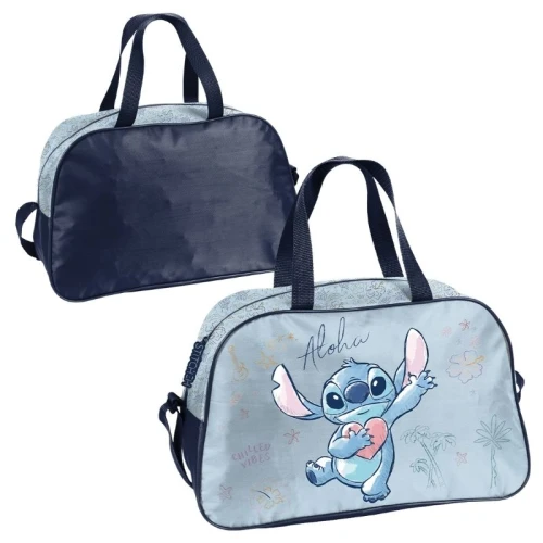 Paso Torba Sportowa Treningowa Podróżna Na WF Podróż Pojemna Dla Dzieci Stitch Aloha Niebieski