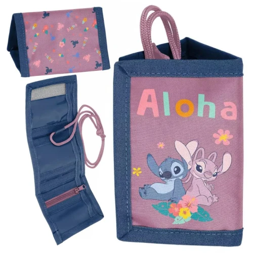 Paso Portfel Dziecięcy Rozkładany Stitch Aloha