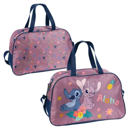 Paso Torba Sportowa Treningowa Podróżna Na WF Podróż Pojemna Dla Dzieci Stitch Aloha