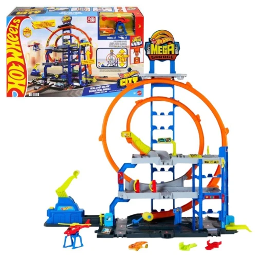 Hot Wheels City Tor Mega Garaż Parking 4+