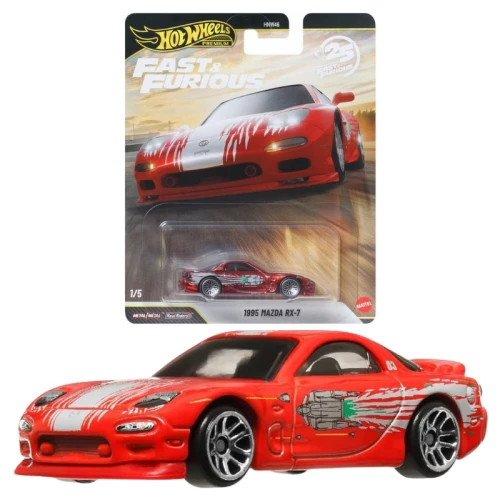 Hot Wheels Premium Fast&Furious Autko Kolekcjonerskie 1995 Mazda RX-7 JHW71