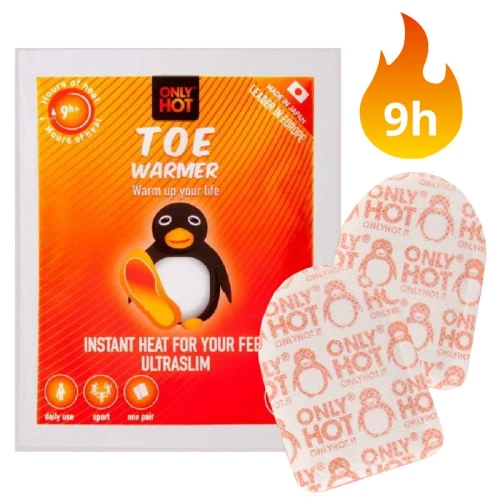 Only Hot Toe Warmer Ogrzewacze Do Palców U Stóp Turystyczne Grzejki Ogrzewacz Komplet 2 sztuki Do Plecaka Ewakuacyjnego Do 9h