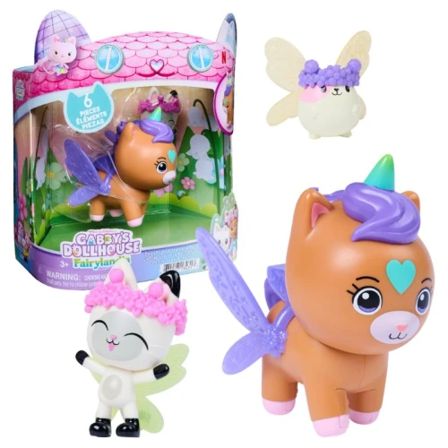 Koci Domek Gabi Wróżkolandia Figurki Zestaw Wielopak Figurek Figurka Kiciuś Panduś i Kiro + Akcesoria