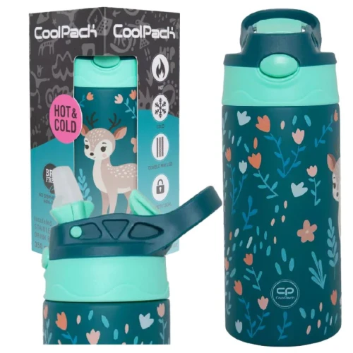 Butelka Termiczna Ze Stali Nierdzewnej Coolpack Deer 350 ML Do Szkoły Dla Dzieci