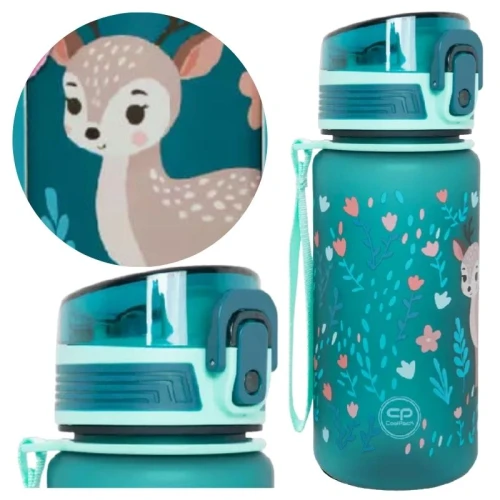 Bidon Coolpack Deer Butelka Na Wodę 400ML Do Szkoły Dla Dzieci Na Napoje Bez BPA