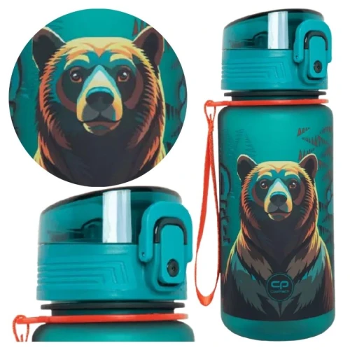 Bidon Coolpack Bear Butelka Na Wodę 400ML Do Szkoły Dla Dzieci Na Napoje Bez BPA
