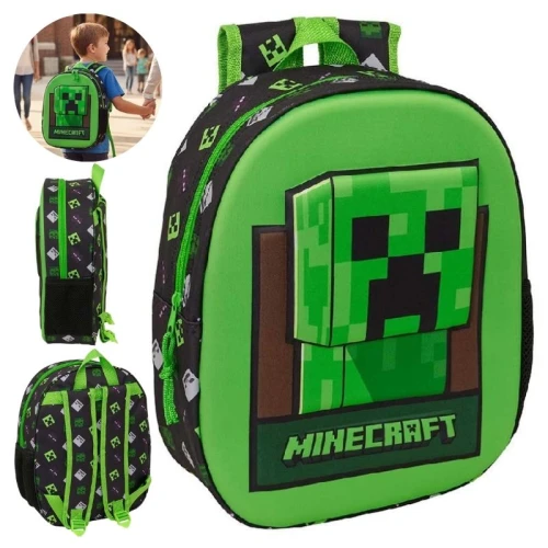  Plecak Safta Szkolny Przedszkolny Minecraft Do Szkoły Do Przedszkola Dla Dziecka Pojemny Dziecięcy 