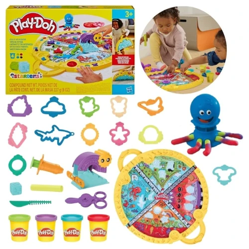 Zestaw Play-Doh Ciastolina Plastyczna Dla Dzieci Zestaw Kreatywny Mata Do Zabawy