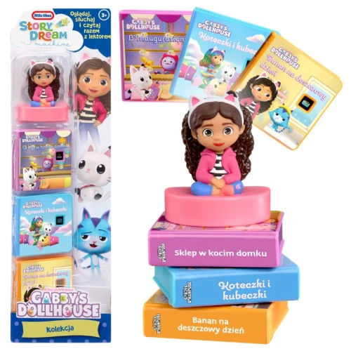 Little Tikes Story Dream Machine Koci Domek Gabi Zestaw Bajek Do Interaktywnego Projektora Dla Dzieci 3 Bajki Bajka Do Projektora