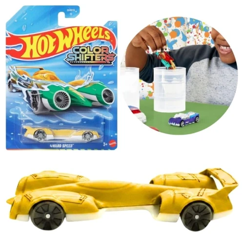 Autko Hot Wheels Zmieniające Kolor Color Shifters Samochodzik Pojazd 4Ward Speed JMK07 3+