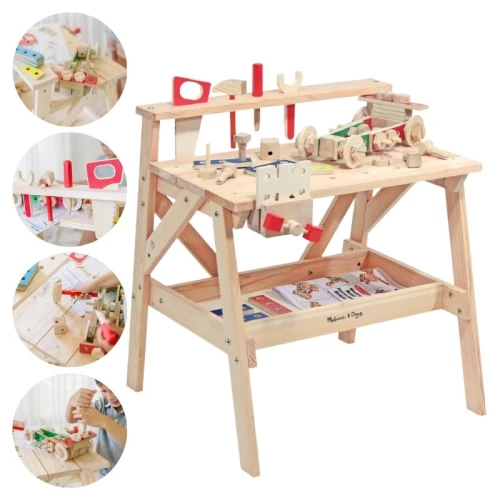 Warsztat Melissa & Doug Zestaw Majsterkowicza Narzędzia Dla Dzieci Drewniany