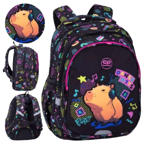  Plecak Coolpack Jerry Capybara Music Szkolny Młodzieżowy Dla Dziecka Do Szkoły Pojemny Dziecięcy