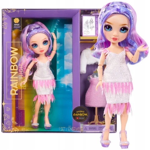 OUTLET! Rainbow High Fantastic Fashion Violet Willow Lalka Projekt Rainbow
