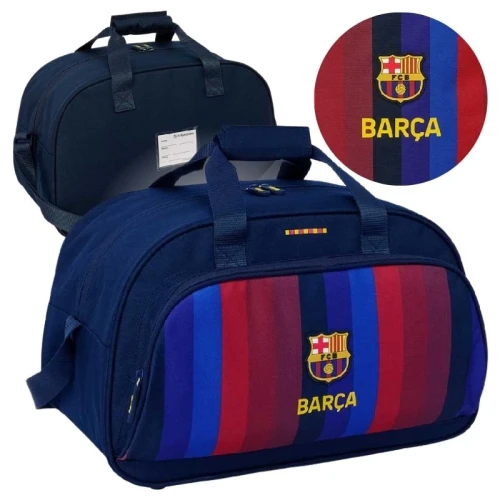 Torba Sportowa Safta Podróżna Pojemna Na Siłownię WF Basen Młodzieżowa FC Barcelona 22l