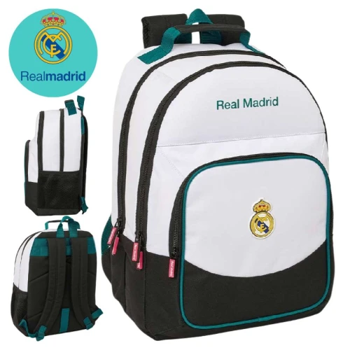 Plecak Szkolny Młodzieżowy Safta Real Madryt Real Madrid 26/27 Do Szkoły Sportowy Pojemny Dziecięcy