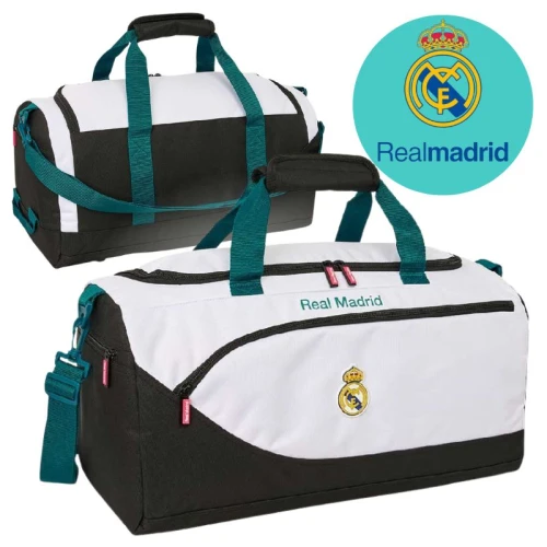 Torba Sportowa Safta Podróżna Pojemna Na Siłownię WF Basen Młodzieżowa Real Madrid Real Madryt 31l