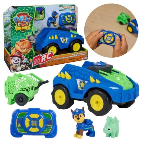 Auto Autko RC Pojazd Interaktywny Zabawka Filmowa Z Filmu Psi Patrol i Dinozaury Chase Stegozaur Dinozaur