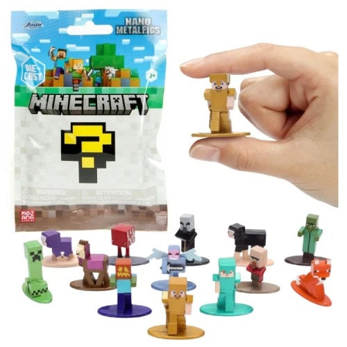 Jada Toys Minecraft Metalowa Figurka 4cm Zabawka Mystery Box Niespodzianka
