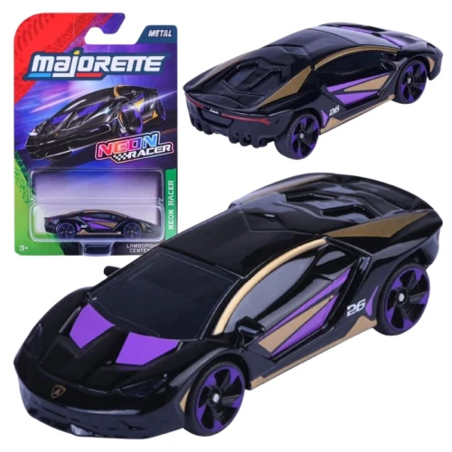  Majorette Neon Racer Premium Metalowy Auto Autko Samochód Lamborghini Model Centenario W Skali 1:64