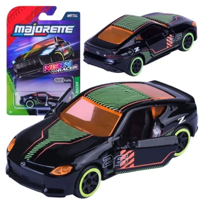 Majorette Neon Racer Premium Pojazd Auto Autko Samochód Metalowy Nissan Model Z W Skali 1:64