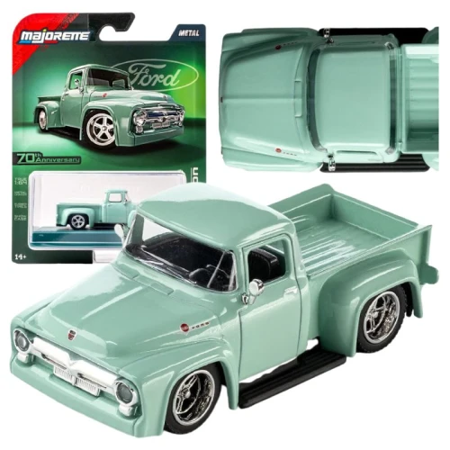 Majorette Collection Pojazd Kolekcjonerski Auto Autko Samochód Metalowy Model Ford F-100 1956 W Skali 1:64