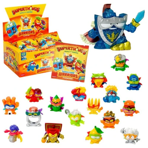 Zestaw Saszetek Z Figurką Niespodzianką 25 Szt. Superthings Kazoom Power Warriors Figurka Kolekcjonerska Figurki Dla Dzieci