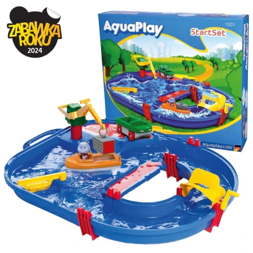 OUTLET! BIG AquaPlay Zestaw Tor Do Zabawy Wodą Ślizgawka Plac Wodny 3+ Dla Dzieci 