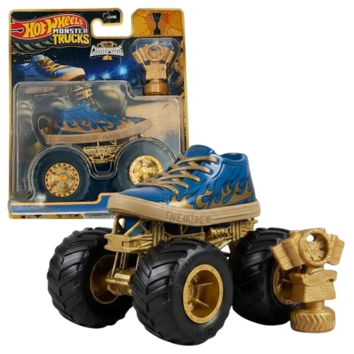 OUTLET! Hot Wheels Monster Trucks Trophy Champions Autko Pojazd Sneakerhead