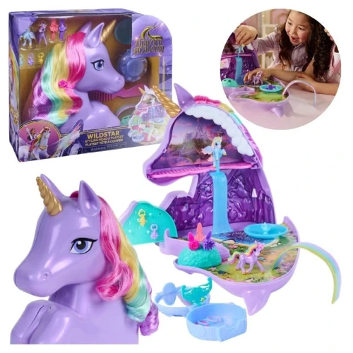 Unicorn Academy Akademia Jednorożców Gwiazda Wildstar Głowa Do Czesania Zestaw Akcesoriów 4+ 
