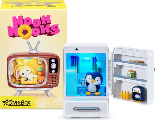 Zuru Starbox Nook Nooks Akcesoria Domowe Kapsuła Niespodzianka Sprzęt AGD + Zwierzątko