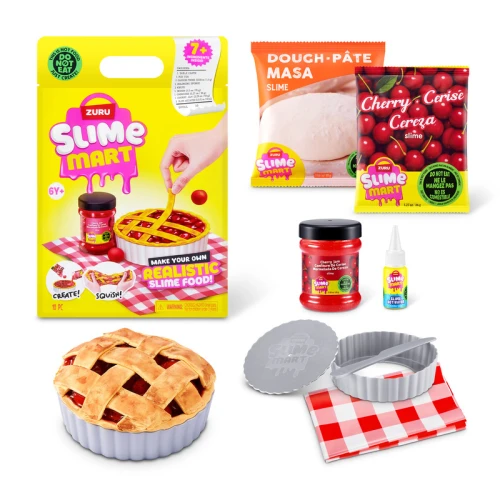 Zestaw Slime Mart Tarta Wiśniowa Masa Plastyczna DIY Zestaw Kreatywny Dla Dzieci 6+