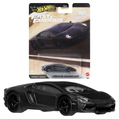 OUTLET! HOT WHEELS PREMIUM FAST&FURIOUS AUTKO LAMBORGHINI AVENTADOR COUPE
