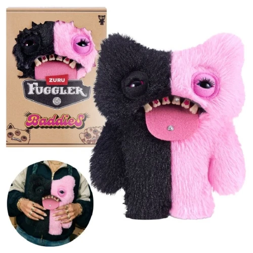 Fuggler Funny Ugly Monster Baddies Maskotka Straszna Brzydki Pluszak Przytulanka Dla Dzieci Pluszowa Śmieszna Dwukolorowa