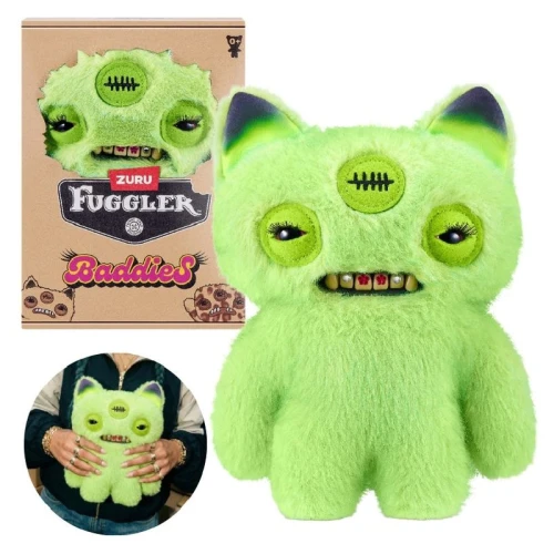 Fuggler Funny Ugly Monster Baddies Maskotka Straszna Brzydki Pluszak Przytulanka Dla Dzieci Pluszowa Śmieszna Zielona